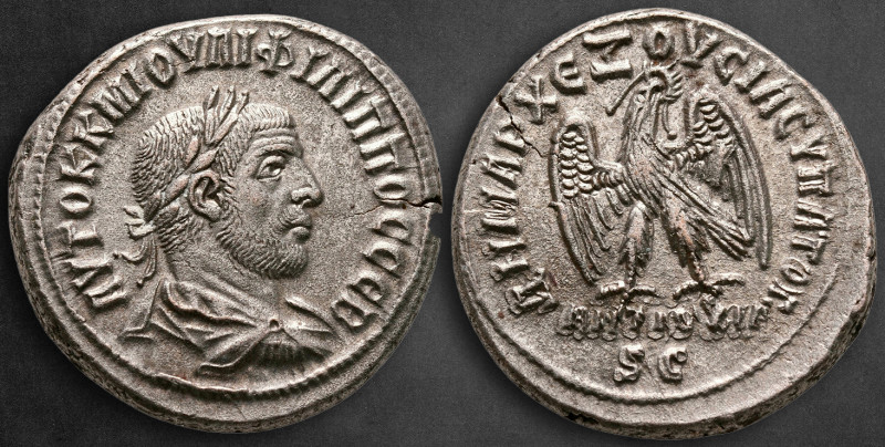 Seleucis and Pieria. Antioch. Philip I Arab AD 244-249. 
Billon-Tetradrachm

...