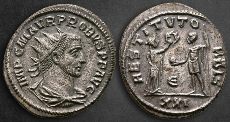 Probus AD 276-282. Antioch
Antoninianus Æ silvered

23 mm, 4,32 g

IMP CM A...