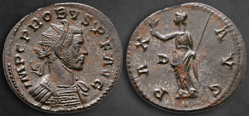 Probus AD 276-282. Lugdunum (Lyon)
Antoninianus Æ

23 mm, 4,19 g

MP C PROB...