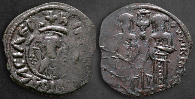 Andronicus II Palaeologus, with Michael IX AD 1282-1328. Constantinople
Assario...