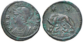 § Costantino I (306-337) Follis - RIC 240 AE (g 2,43) Certificato di garanzia Bolaffi per il collezionismo, It cannot be exported outside Italy.
BB