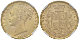 AUSTRALIA Vittoria (1837-1901) Sterlina 1885 S - KM 6 AU In slab n° 5787247-046.
MS 61