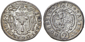 AUSTRIA Salisburgo Franz Anton von Harrach (1709-1727) 2 Kreuzer 1712 - KM 290 AG (g 1,12)
FDC/qFDC
