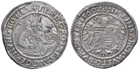 AUSTRIA Ferdinando I d'Asburgo (1521-1564) 10 Kreuzer 1560 Hall - M.T. 148 AG (g 4,20)
M.di BB