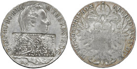 AUSTRIA Maria Teresa (1740-1780) Tallero 1780 con contromarca giapponese - KM 1866.2 AG (27,96) RRR
BB-SPL