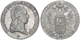 AUSTRIA Francesco I d'Asburgo Lorena (1806-1835) Tallero 1822 A - KM 2162 AG (g 28,06)
SPL+