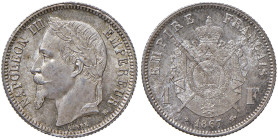 FRANCIA Napoleone III (1852-1870) Franco 1867 BB Strasburgo - Gadoury 463 AG (g 4,99)
FDC
