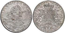 GERMANIA Brandeburg-Bayreuth Federico Cristiano (1763-1769) Tallero 1766 ES - KM 252 AG (g 28,03)
SPL