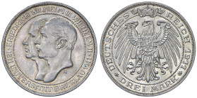 GERMANIA Prussia Guglielmo II (1888-1919) 3 Marchi 1911 A - KM 531 AG (g 16,69)
qFDC