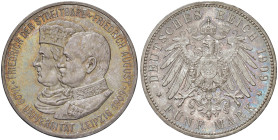 GERMANIA Sassonia Federico Augusto III (1904-1918) 5 Marchi 1909 - KM 1269 AG (g 27,80)
FDC