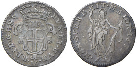 GENOVA Dogi biennali III Fase (1637-1792) 10 Soldi 1675 - MIR 328/5 AG (g 2,26)
BB