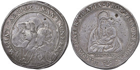 MANTOVA Carlo II Gonzaga, Reggenza della madre Maria (1637-1647) Ducatone - MIR 681 AG (g 31,70) RRR
BB