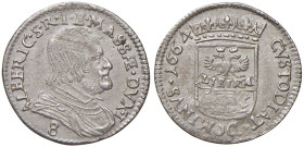 MASSA DI LUNIGIANA Alberico II Malaspina (1664-1690) Da 8 Bolognini 1664 - MIR 323 AG (g 2,34) R
SPL-FDC