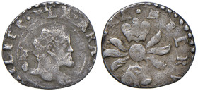 NAPOLI Filippo II d'Asburgo (1554-1598) Mezzo carlino - Magl. 88 AG (g 1,15)
BB