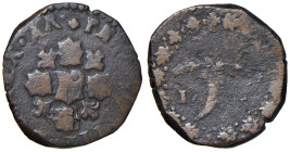 NAPOLI Filippo III d'Asburgo (1598-1621) Tornese 1607 - Magl. 59 CU (g 6,42)
MB