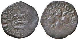 NAPOLI Filippo III d'Asburgo (1598-1621) 2 Cavalli - Magl. 90 CU (g 2,13) RR
qBB