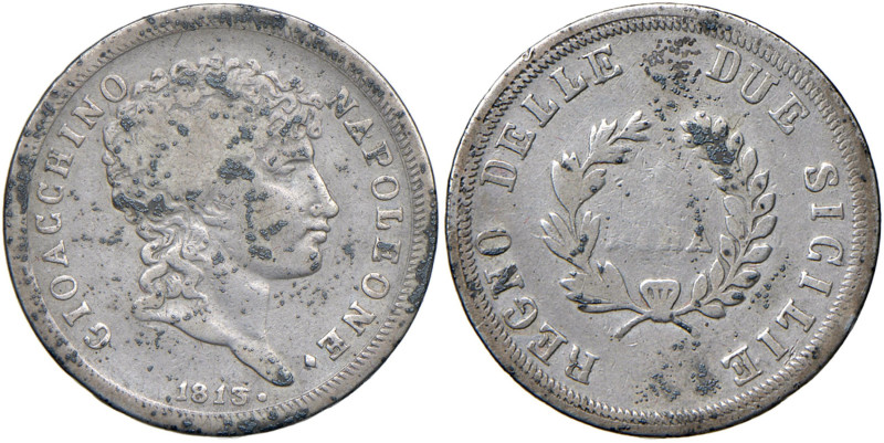 NAPOLI Gioacchino Murat (1808-1815) Lira 1813 - Nom. 747 AG (g 4,78) Modesti dep...