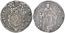 Gregorio XIII (1572-1585) Giulio - Munt. 91 AG (g 2,90) R
MB-BB