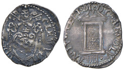 Clemente VIII (1592-1605) Mezzo grozzo del Giubileo - Munt. 62 AG (g 0,84) 
bb+/qSPL