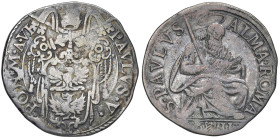 Paolo V (1605-1621) Testone An. VI 1611 - Munt. 57a AG (g 9,31 ) R
MB+/BB
