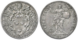 Innocenzo XII (1691-1700) Testone 1698 An. VII - Munt. 41 AG (g 9,09) R
SPL