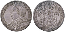 Clemente XI (1700-1721) Piastra 1702 An. II - Munt. 33 AG (g 32,09) Foro abilmente otturato.
SPL+/SPL