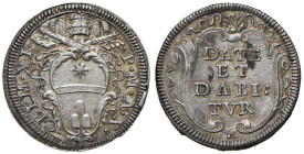 Clemente XI (1700-1721) Grosso An. X - Munt. 121 AG (g 1,25) R Macchietta al R/.
qFDC