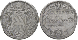 Clemente XII (1730-1740) Testone 1734 An. V - Munt. 48 AG (g 7,93) R
qBB