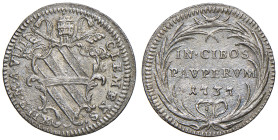 Clemente XII (1730-1740) Grosso 1737 An. VIII - Munt. 124b AG (g 1,09) NC 
SPL+
