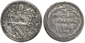 Clemente XII (1730-1740) Grosso 1738 An. VIII- Munt. 124c AG (g 1,30) NC
BB+