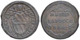 Clemente XII (1730-1740) Mezzo baiocco 1739 - Munt. 158 CU (g 5,94) RR
BB+