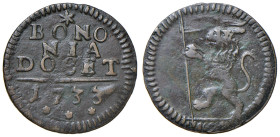 Clemente XII (1730-1740) Bologna - Quattrino 1733 - Munt. 195b CU (g 2,10)
qBB/BB