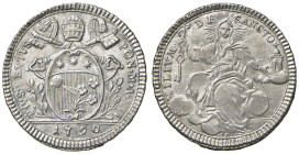 Pio VI (1775-1799) Quinto di scudo 1790 An. XVI - Munt. 46a AG (g 5,29)
qFDC