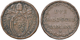 Pio VI (1775-1799) 2 Baiocchi An. XXI - Munt. 117 CU (g 19,87) NC
qBB