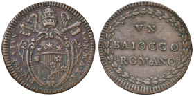 Pio VI (1775-1799) Baiocco An. XX - Munt. 129a CU (g 9,41) R
BB+