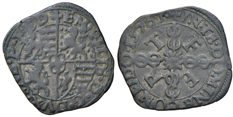 Emanuele Filiberto (1553-1580) Soldo III tipo 1576 •T - MIR 535b MI (g 1,31) NC...