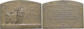 ARGENTINA Placchetta 1921 Inaugurazione seconda casa collettiva - Opus: Gottuzzo AE (g 111 - 55x78 mm)
SPL