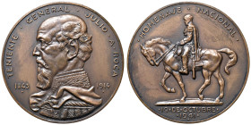 ARGENTINA Julio Argentino Roca (1847-1914) Medaglia 1941 - Opus: J. Zorrilla de San Martin AE (g 186 - Ø 80 mm)
FDC