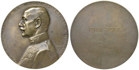 AUSTRIA Medaglia 1917 a memoria del generale von Marterer - Opus: A. Martig AE (g 103 - Ø 65 mm) 
M.di SPL
