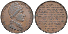 FRANCIA Giovanni senza paura duca di Borgogna (1371-1419) Medaglia senza data a ricordo del suo ducato - AE (g 15,37 - Ø 35 mm)
BB