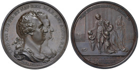 FRANCIA Luigi XVI (1774-1792) Medaglia 1793 Decapitazione del re - Opus: C. H. Kuchler AE (g 60,90 - Ø 48 mm) R
M.di SPL/qFDC