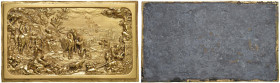 FRANCIA Placchetta uniface XIX secolo Scena bucolica - Lamina di rame dorato, riempita di piombo (g 350 - 90x150 mm) R Modesti depositi.
FDC