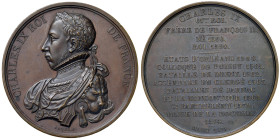 FRANCIA Carlo IX (1560-1574) Medaglia XIX secolo a memoria del 61° sovrano di Francia - Opus: Caque AE (g 61,65 - Ø 52 mm)
SPL-FDC
