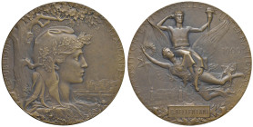 FRANCIA Medaglia 1900 Esposizione Universale di Parigi, riconoscimento alla ditta G. Bellentani - Opus: J. C. Chaplain AE (g 98,23 - Ø 64 mm) R
FDC