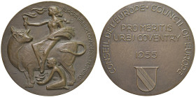 FRANCIA Medaglia 1955 Consiglio d'Europa - Opus: MK AE (g 532 - Ø 118 mm) R Box originale.
FDC