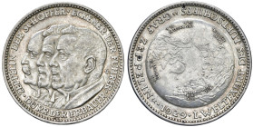 GERMANIA Prussia Medaglia 1929 Zeppelin - AG (g 24,90 - Ø 36 mm) Box originale. 
M.di SPL