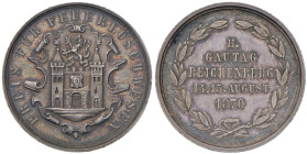 REPUBBLICA CECA Reichenberg Medaglia 1870 - AG (g 8,77- Ø 29,05 mm) R
FDC