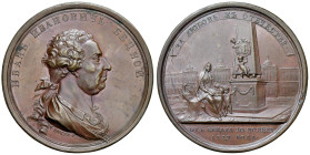 RUSSIA Ivan Ivanovich Betskoy (1704-1795) Medaglia 1772 - Opus: I. G. Iaeger AE (g 102 - Ø 65 mm)
qSPL