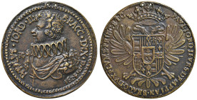 BRACCIANO Paolo Giordano II Orsini (1591-1656) Medaglia 1624 - AE (g 76,68 - Ø 59 mm) Forata in due punti.
SPL+