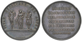 CHIAVARI Medaglia 1791 Fondazione Società Economica - Opus: F. Putinati AG (g 43,84 - Ø 47 mm) Colpetti al bordo
SPL